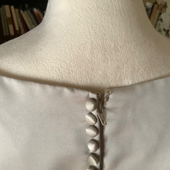 Jim Hjelm Occasions Special Occasion Dress Gown Beige Size Small - Picture 8 of 12